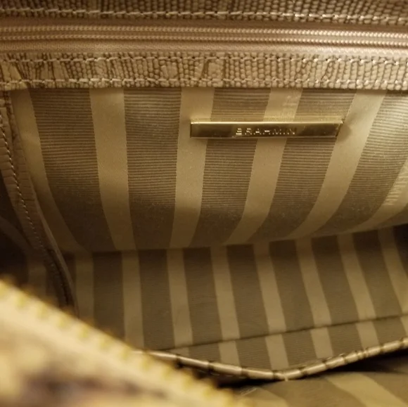 Brahmin Priscilla Pearl Lummus Leather Satchel with Matching Wallet - Picture 13 of 16